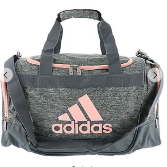 Adidas | Defender II Duffle Bag | Medium Size Grey + Pink | NWOT - Picture 8 of 8